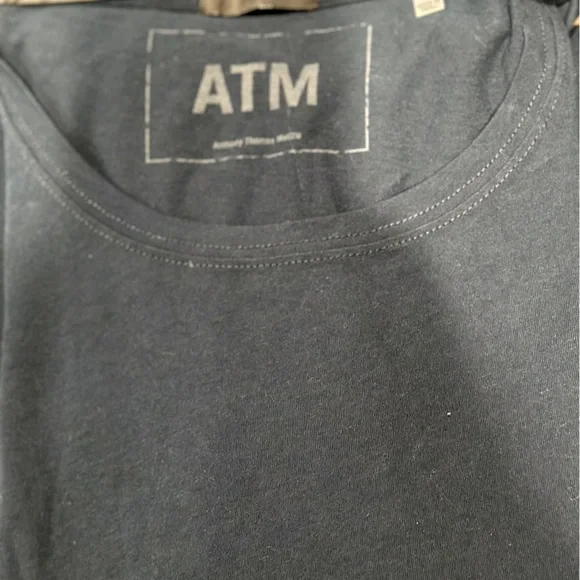 ATM Anthony Thomas Melillo Jersey Crewneck new  color : navy blue‎ - Picture 9 of 9